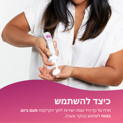 Minoxidil 5% Extra Strength Foam for Women | קצף מינוקסידיל 5% לאישה – חוזק מירבי (2 חודשים)