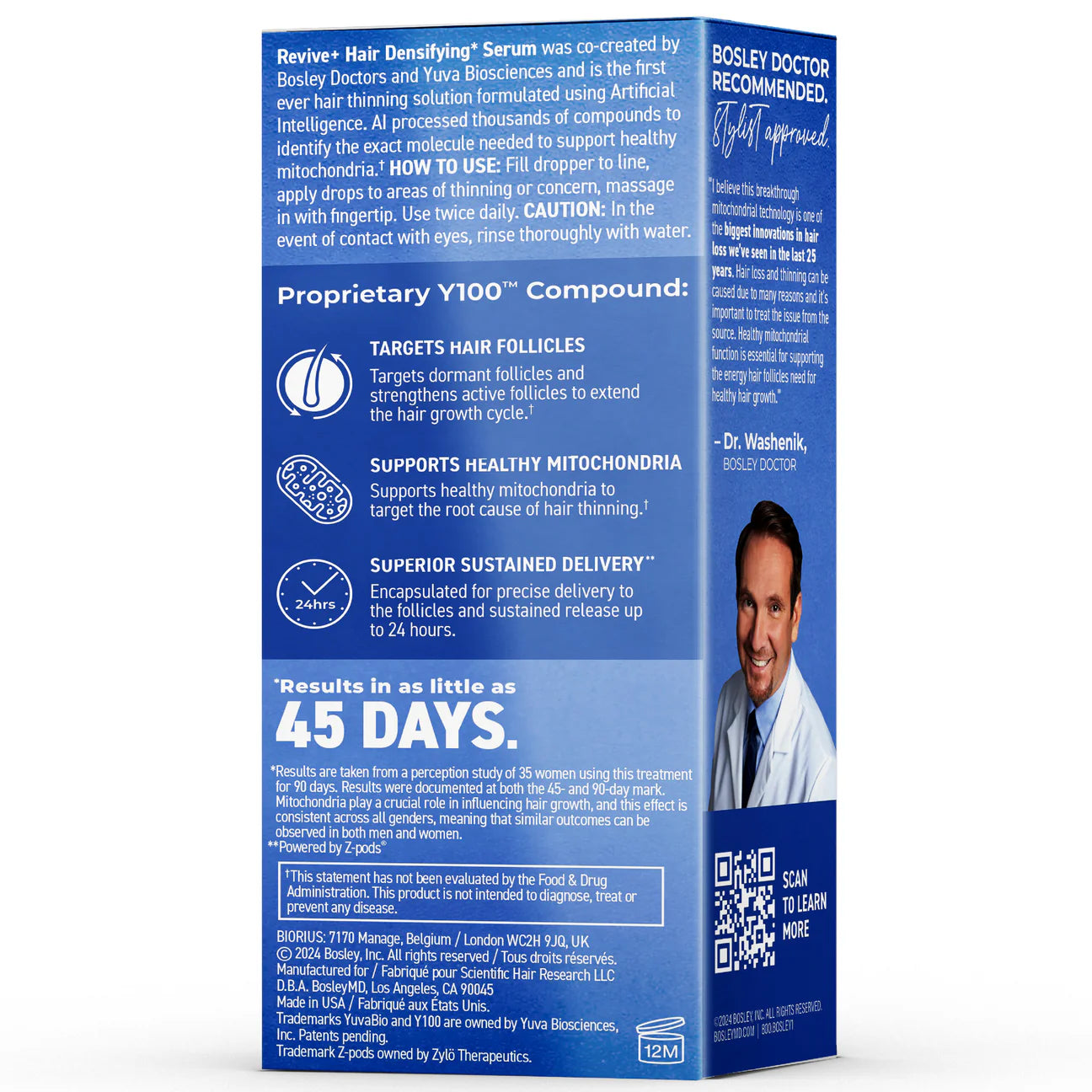 Revive+ Densifying Serum סרום מעבה שיער לגברים