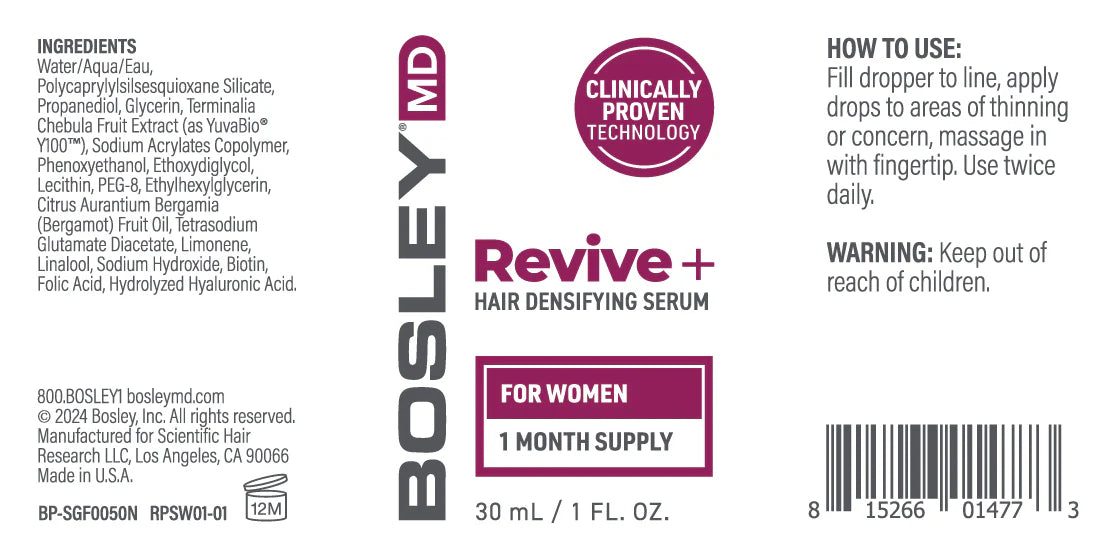 Revive+ Densifying Serum סרום מעבה שיער לנשים