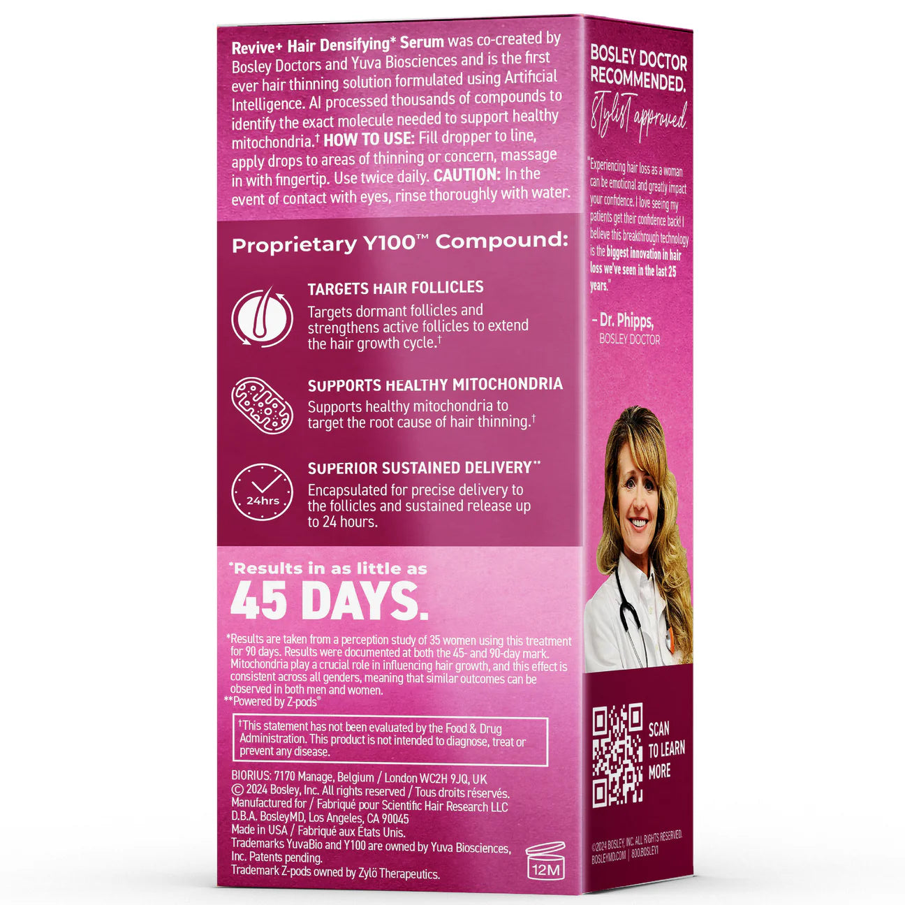 Revive+ Densifying Serum סרום מעבה שיער לנשים