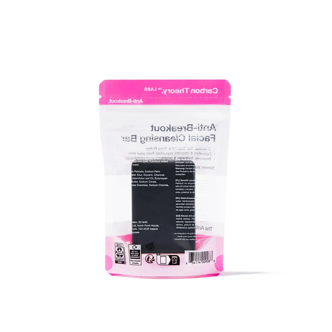 Carbontheory Anti-Breakout Facial Cleansing Bar for Clear and Healthy Skin